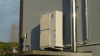 Pompa di Calore Spittata Mitsubishi ECODAN realizzato da AGA Soluzioni e Consulenze SRL (AGA Energia),  a Rimini