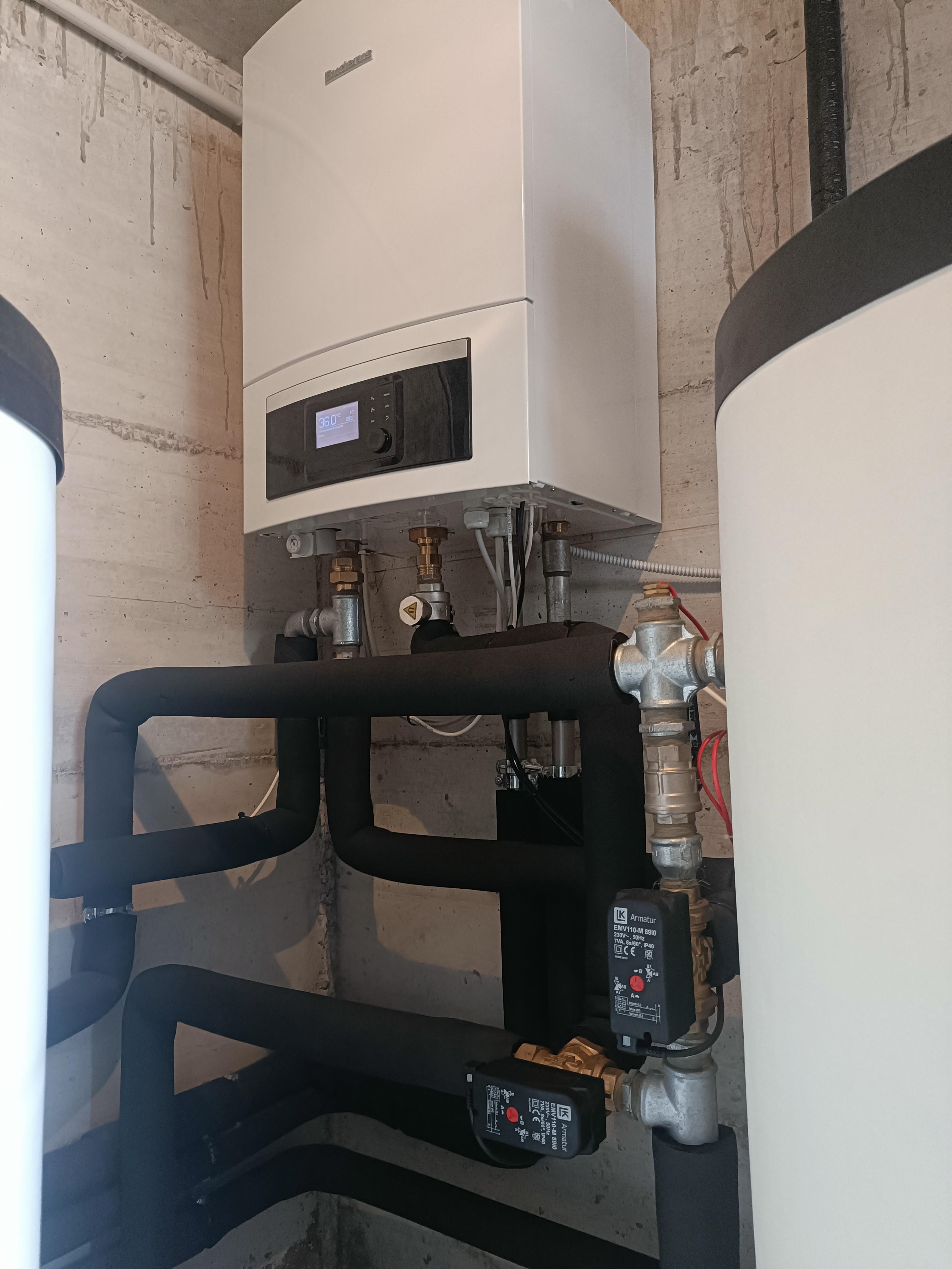 Pompa di calore Buderus (Villa di Serio) realizzato da HF Impianti,  a Monza