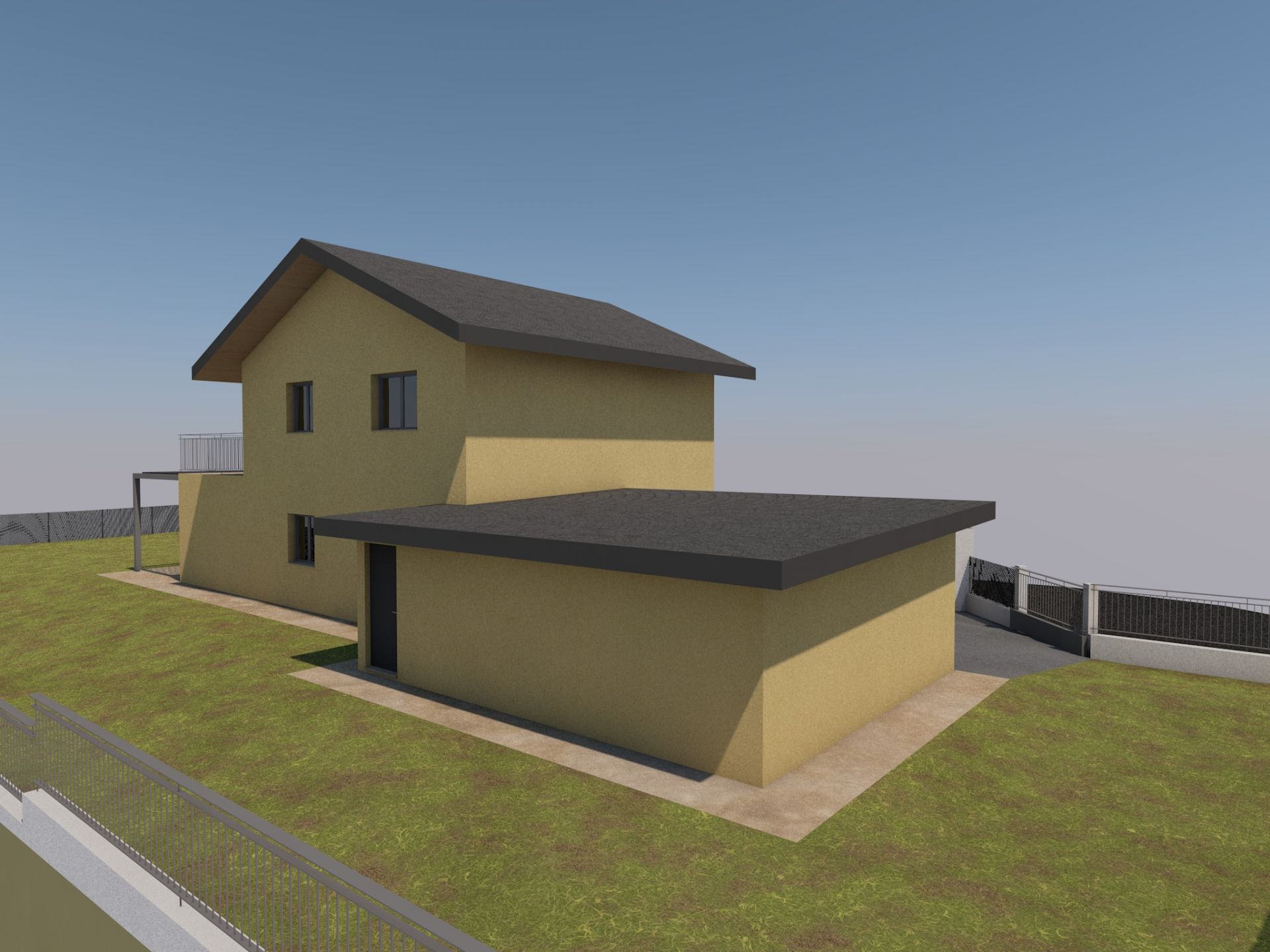 Villa unifamiliare Giussano (MB) realizzato da Architetto Davide Ronchi, Assistenza tecnica a Carate Brianza