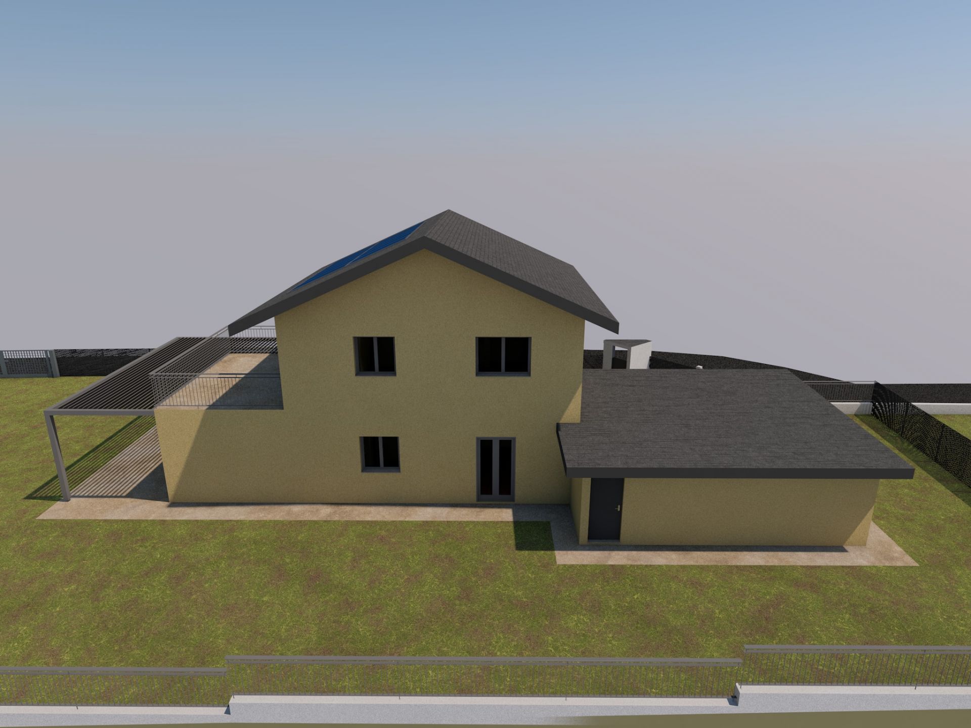 Villa unifamiliare Giussano (MB) realizzato da Architetto Davide Ronchi, Assistenza tecnica a Carate Brianza