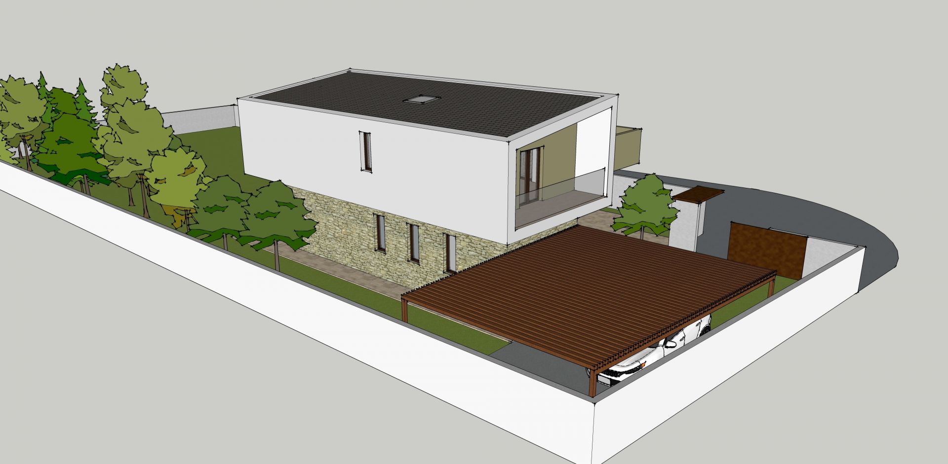 Villa bifamiliare realizzato da Architetto Davide Ronchi, Assistenza tecnica a Carate Brianza