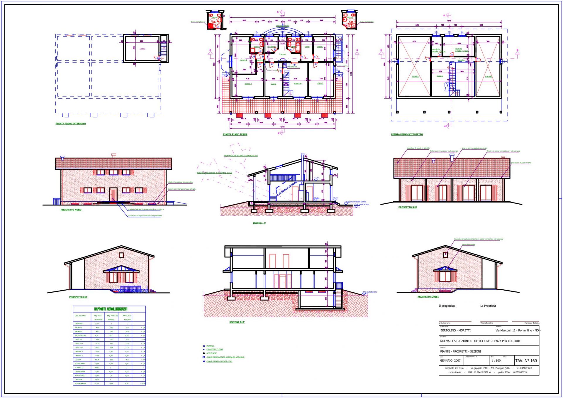 realizzato da Lino Ferro Architetto, Assistenza tecnica a Oleggio