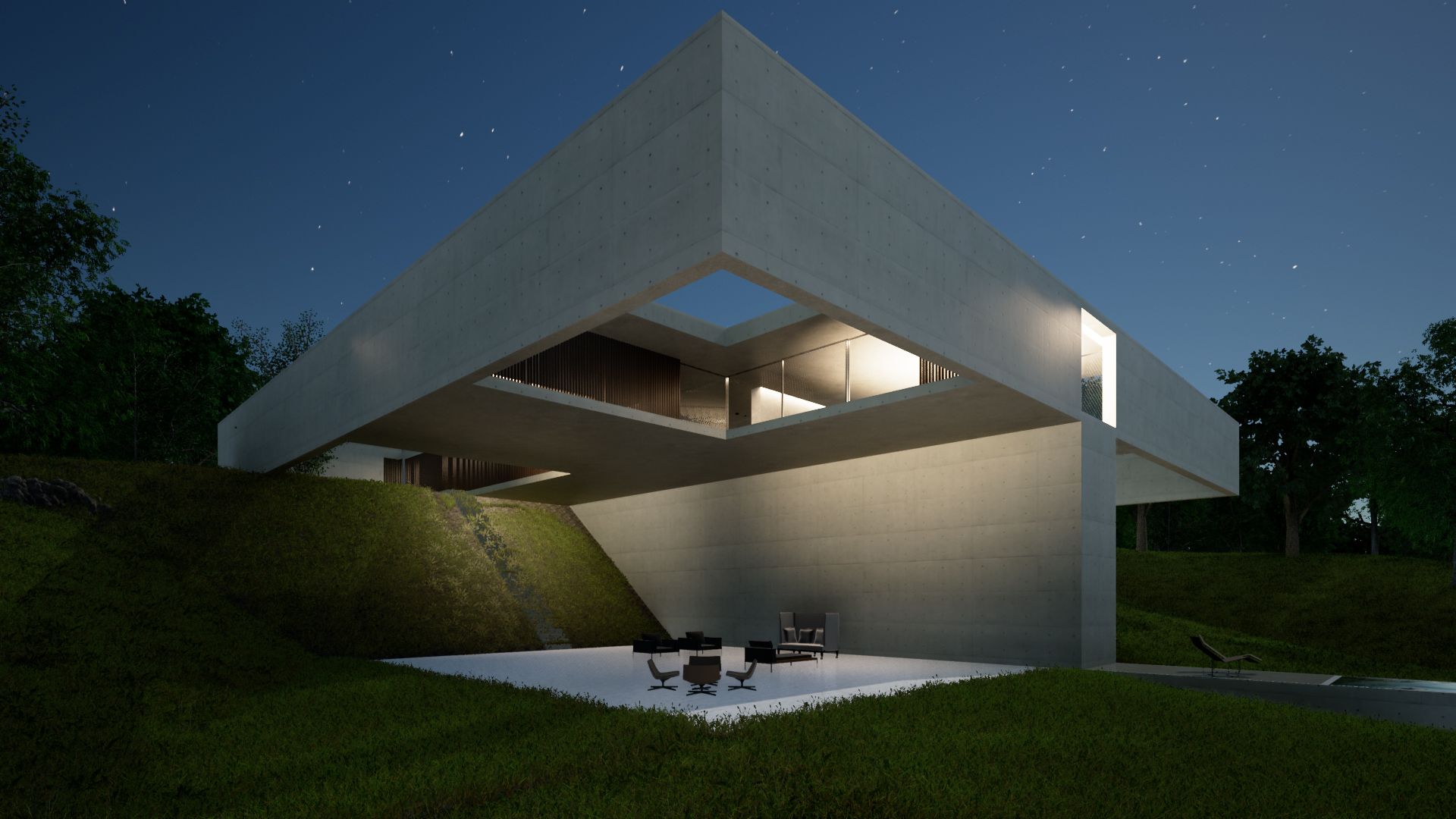 Villa Sospesa realizzato da Arckeo + FA Fausto Ferrara Architettura, Assistenza tecnica a Tuscania