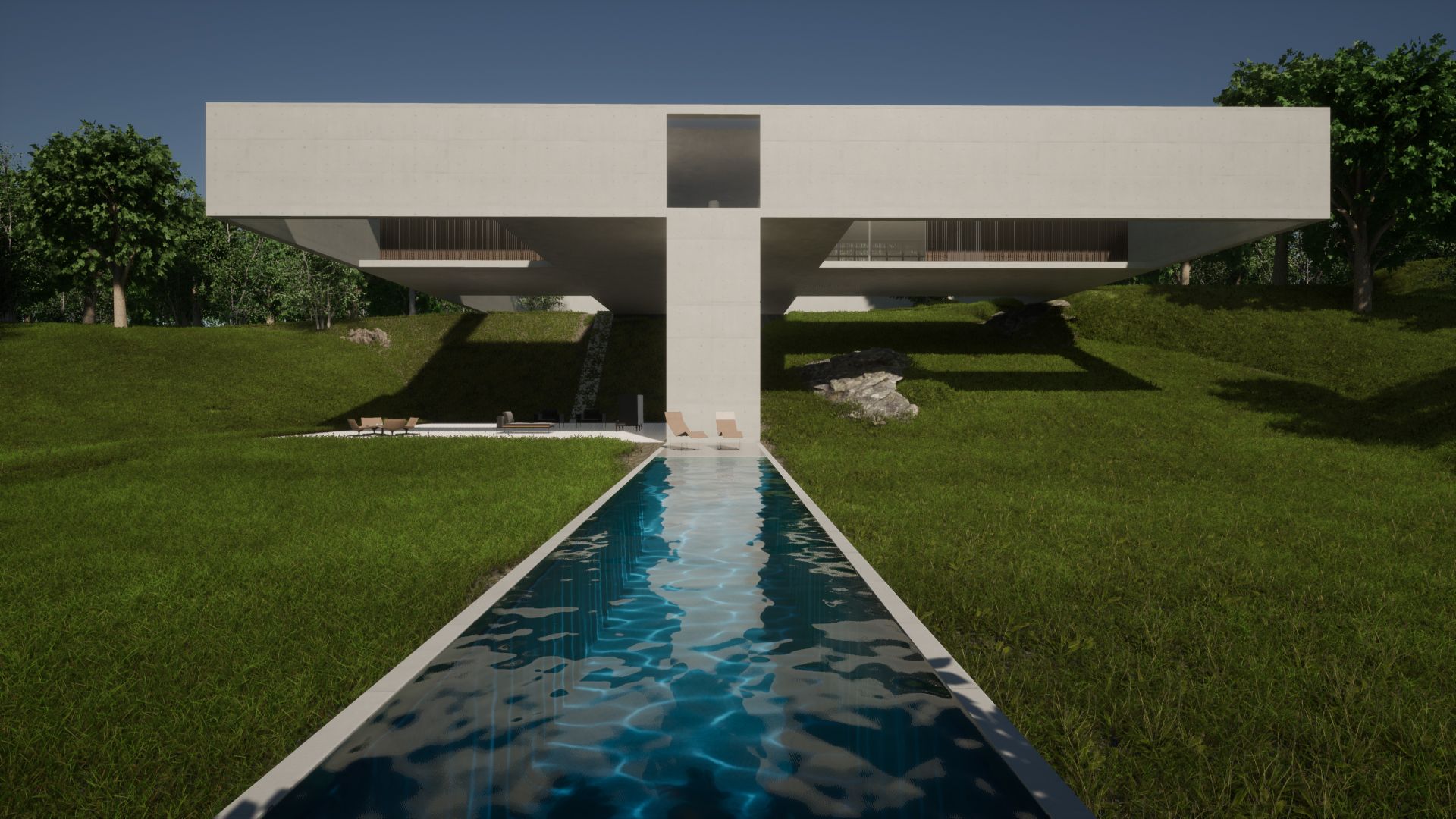 Villa Sospesa realizzato da Arckeo + FA Fausto Ferrara Architettura, Assistenza tecnica a Tuscania