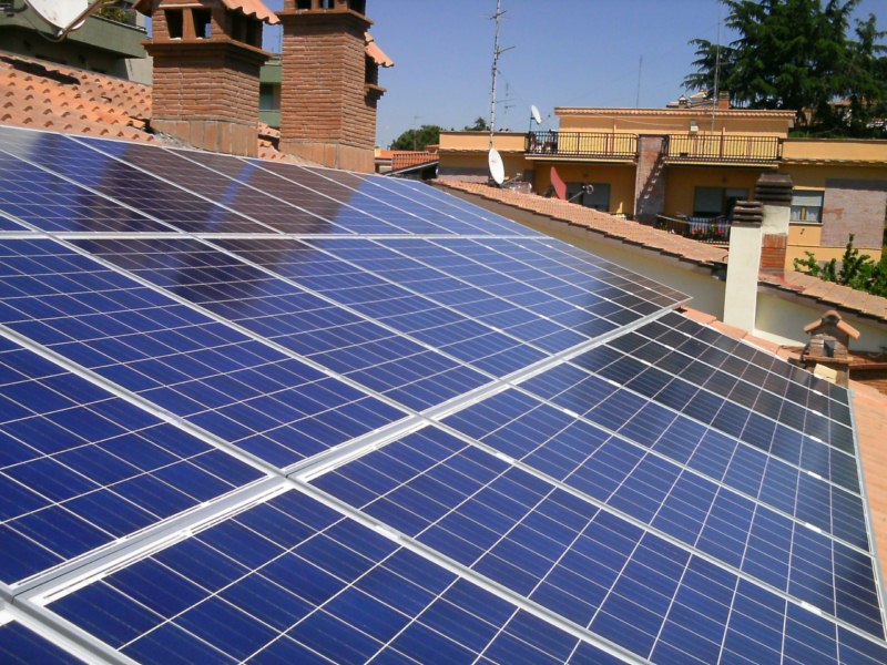 fotovltaico per investimento realizzato da Sol.teck scarl, a Guidonia Montecelio