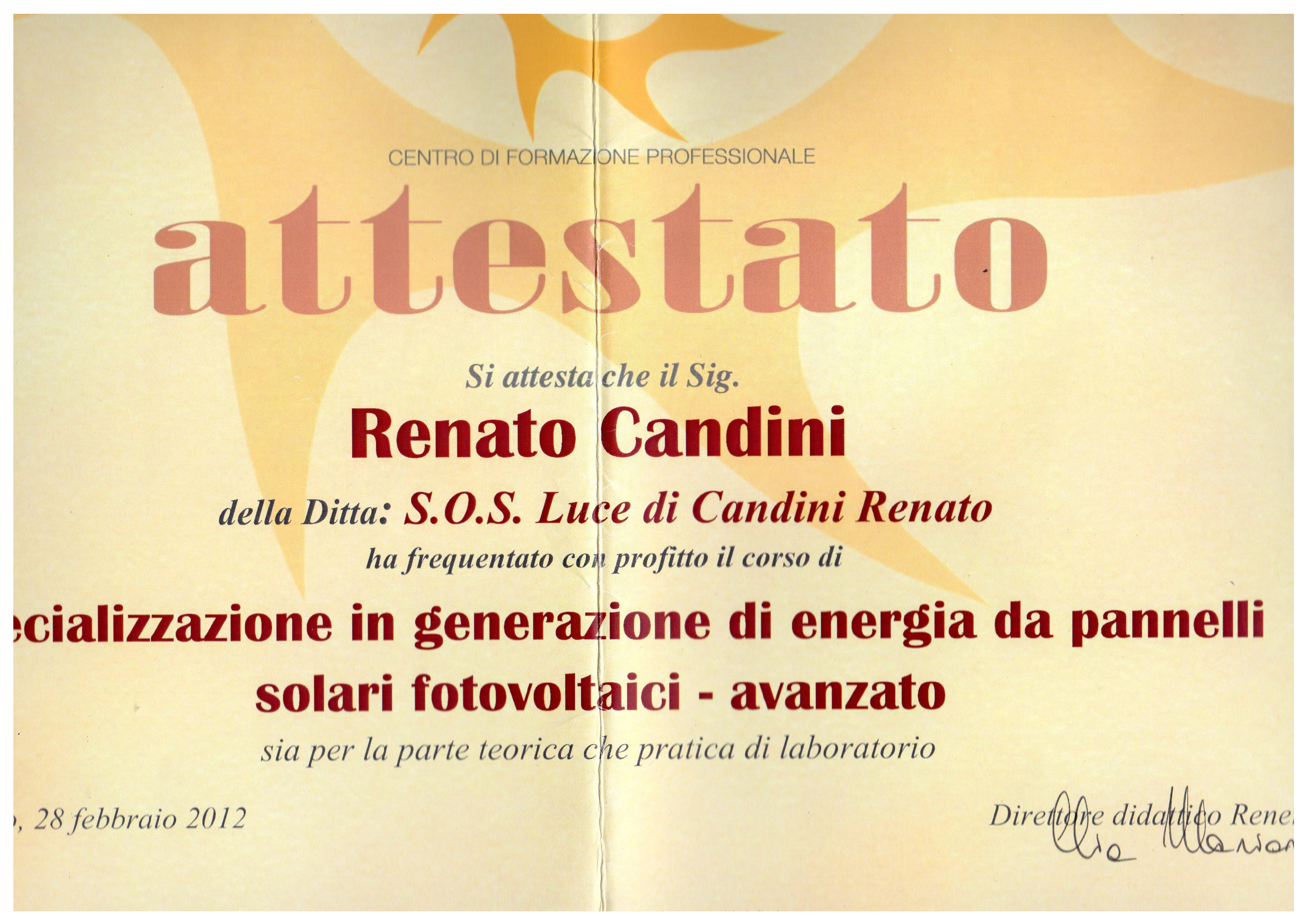  realizzato da Renato Candini,  a Cavezzo