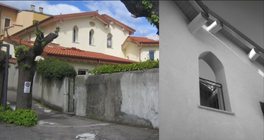 Progetto di edificio plurifamiliare in bioedilizia realizzato da Fulvio Miatello, a Vedano Olona