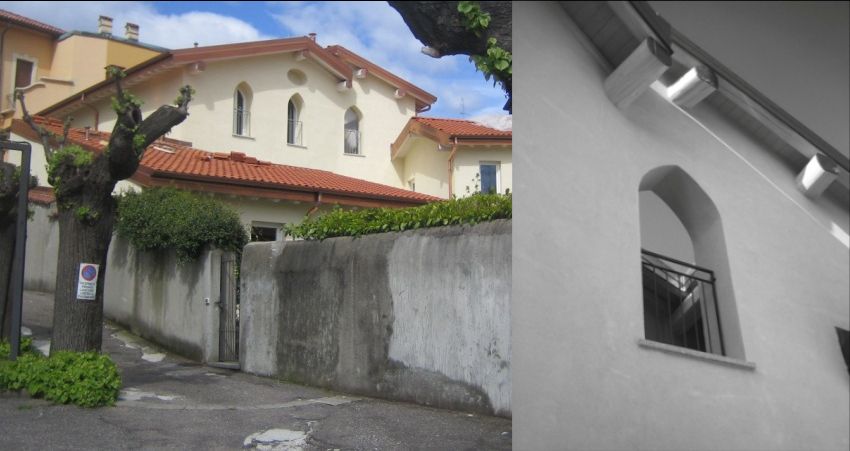 Progetto di edificio plurifamiliare in bioedilizia realizzato da Fulvio Miatello,  a Vedano Olona