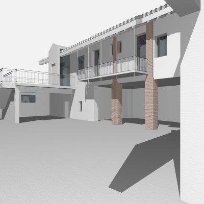 Progetto di recupero cascinale per realizzazione di residenza realizzato da Fulvio Miatello, a Vedano Olona
