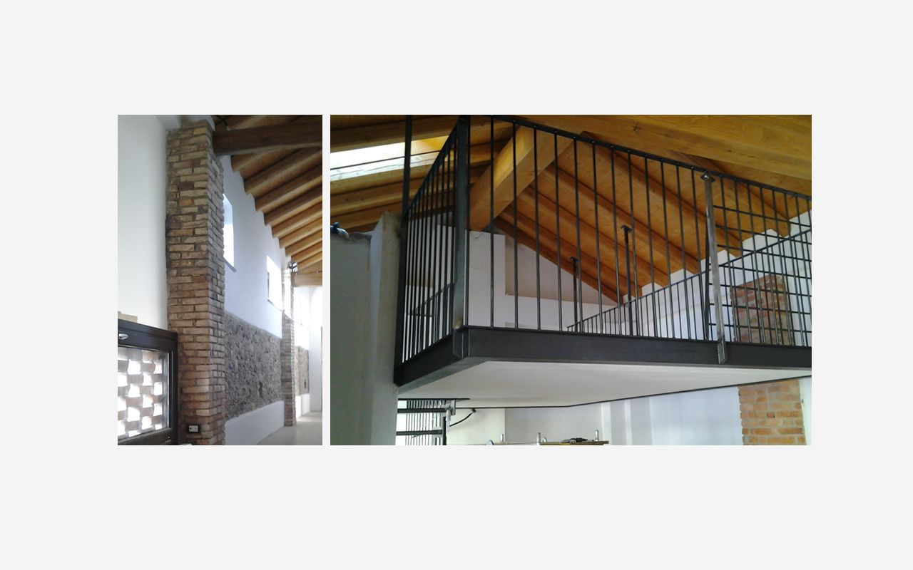 Progetto di recupero cascinale per realizzazione di residenza realizzato da Fulvio Miatello, a Vedano Olona