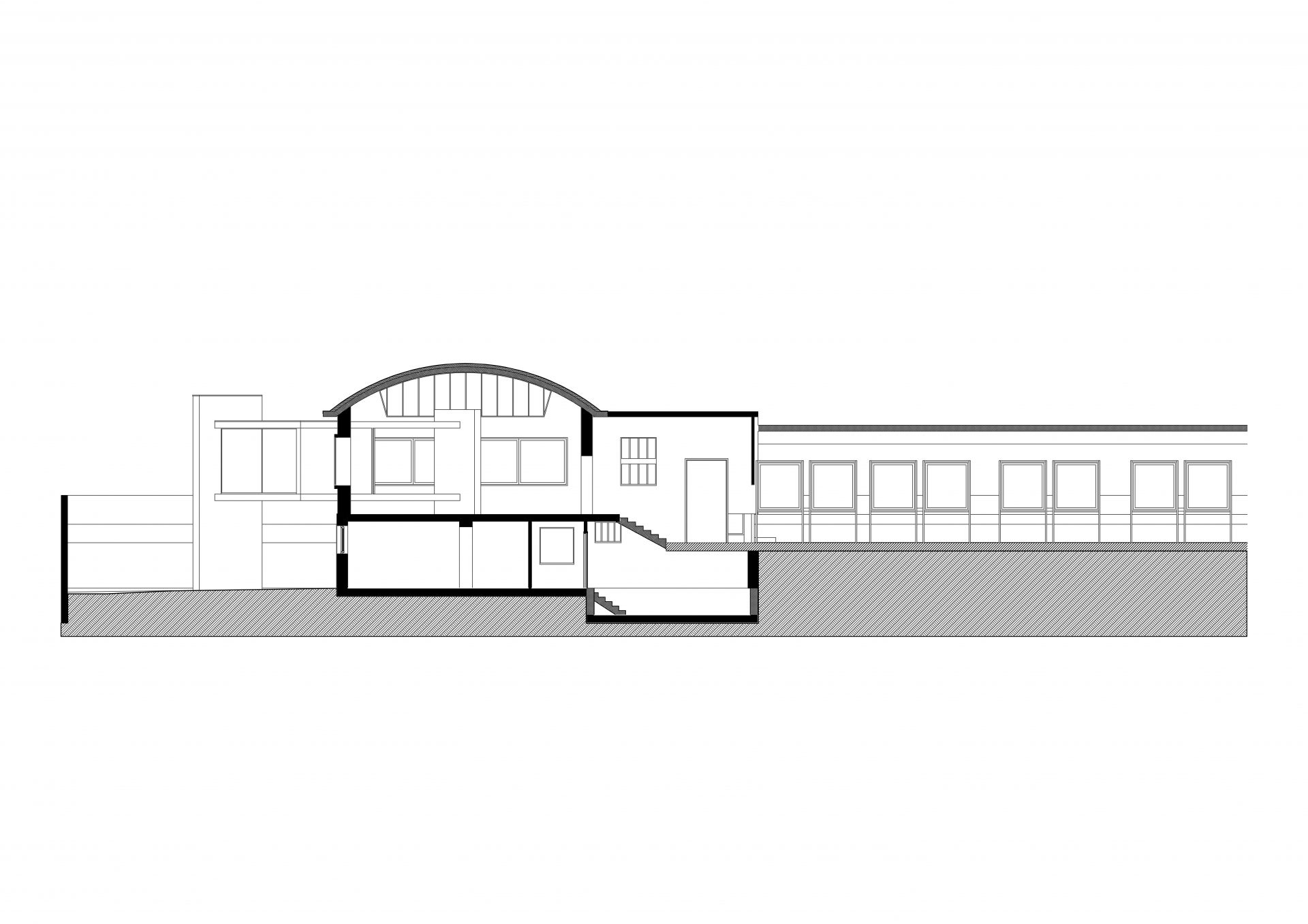 Progetto di recupero edificio industriale per realizzazione uffici realizzato da Fulvio Miatello,  a Vedano Olona